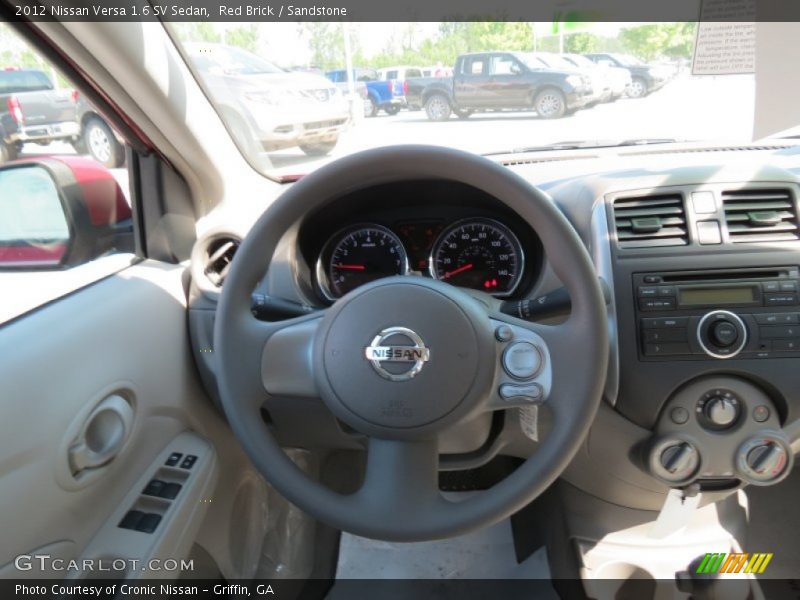 Red Brick / Sandstone 2012 Nissan Versa 1.6 SV Sedan