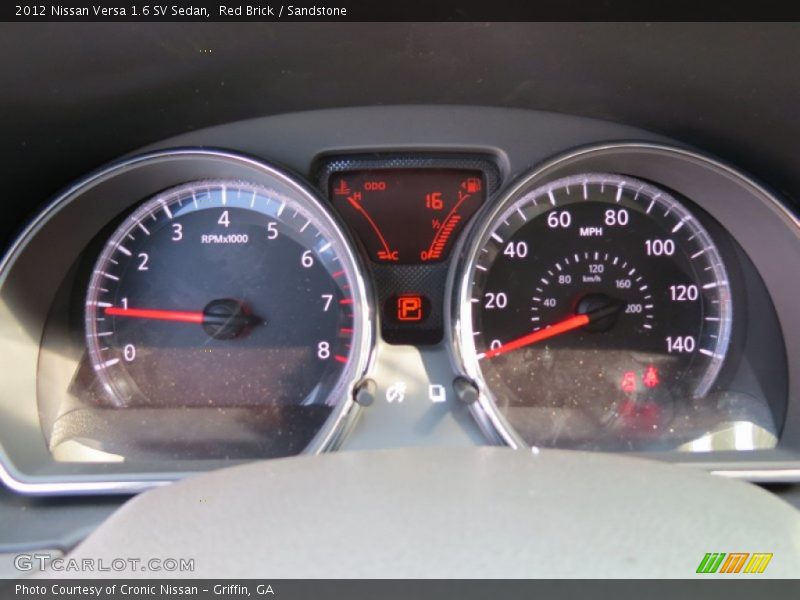Red Brick / Sandstone 2012 Nissan Versa 1.6 SV Sedan
