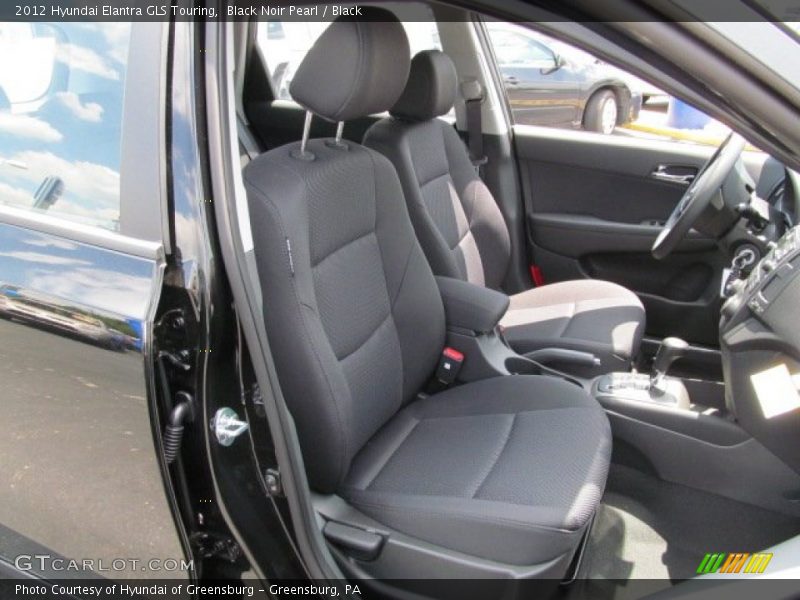 Black Noir Pearl / Black 2012 Hyundai Elantra GLS Touring
