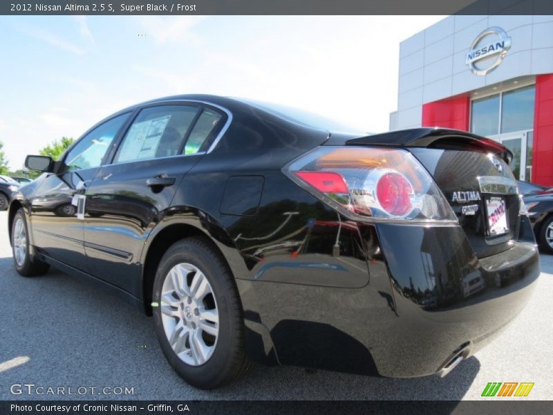 Super Black / Frost 2012 Nissan Altima 2.5 S