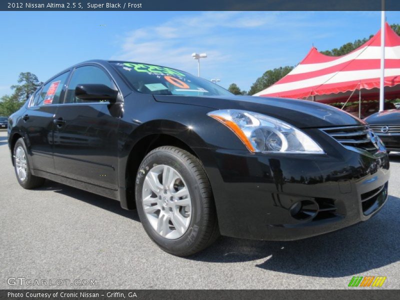 Super Black / Frost 2012 Nissan Altima 2.5 S