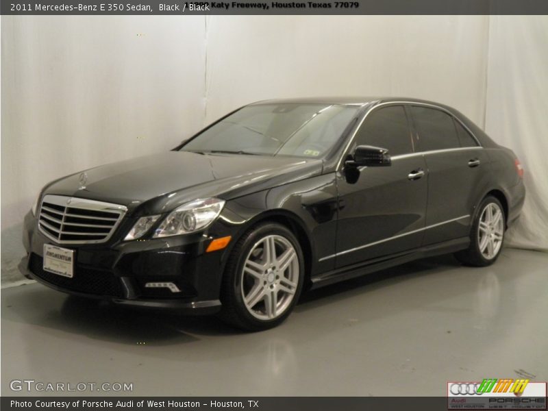 Black / Black 2011 Mercedes-Benz E 350 Sedan