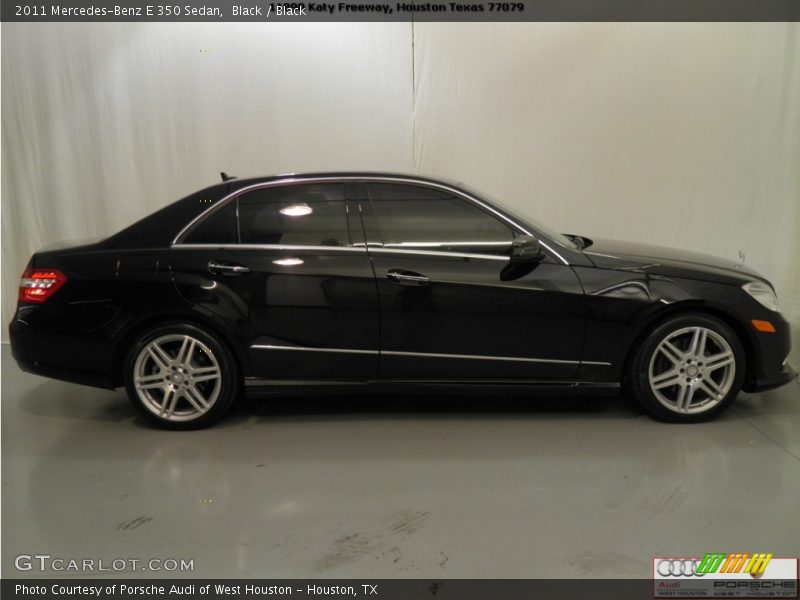 Black / Black 2011 Mercedes-Benz E 350 Sedan