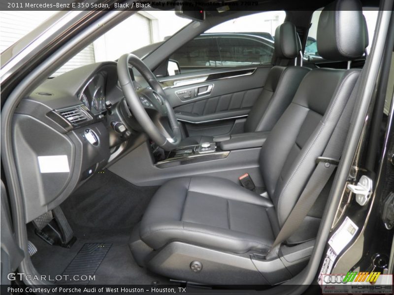Black / Black 2011 Mercedes-Benz E 350 Sedan