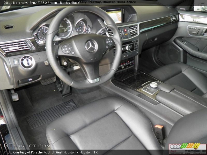 Black / Black 2011 Mercedes-Benz E 350 Sedan