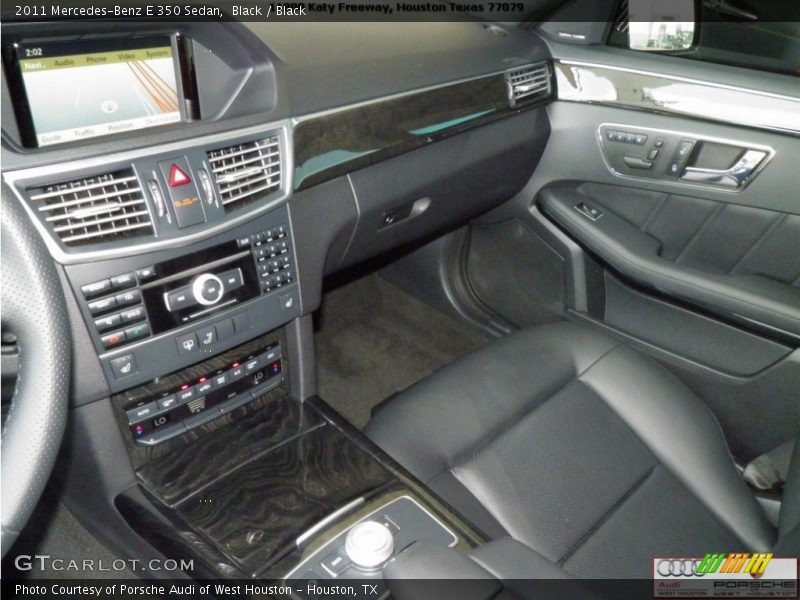 Black / Black 2011 Mercedes-Benz E 350 Sedan