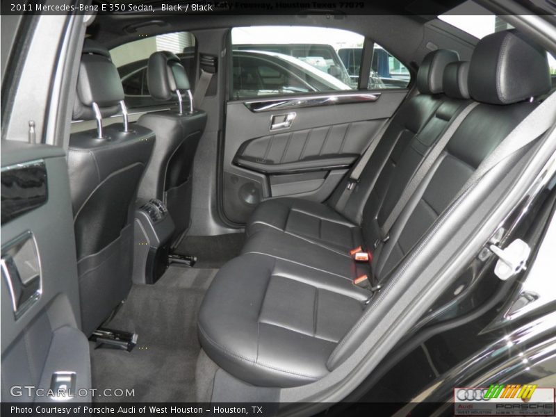 Black / Black 2011 Mercedes-Benz E 350 Sedan