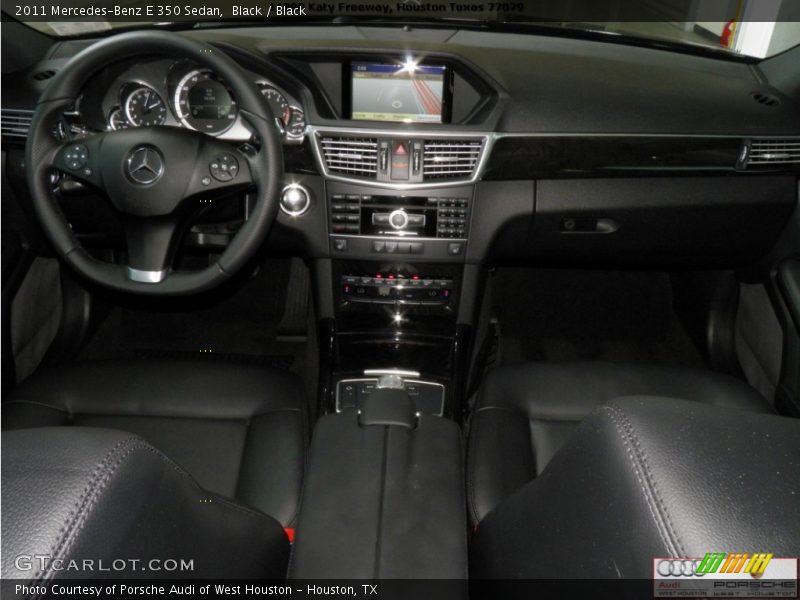 Black / Black 2011 Mercedes-Benz E 350 Sedan