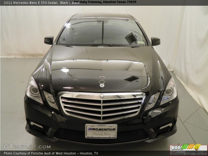 Black / Black 2011 Mercedes-Benz E 350 Sedan