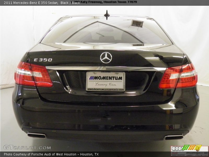Black / Black 2011 Mercedes-Benz E 350 Sedan