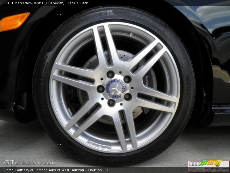 Black / Black 2011 Mercedes-Benz E 350 Sedan