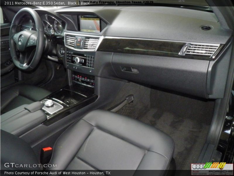 Black / Black 2011 Mercedes-Benz E 350 Sedan