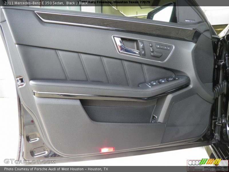 Black / Black 2011 Mercedes-Benz E 350 Sedan