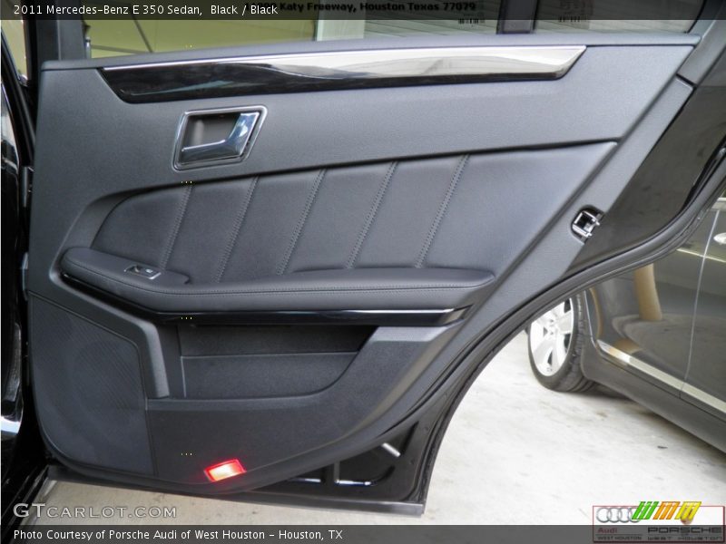 Black / Black 2011 Mercedes-Benz E 350 Sedan