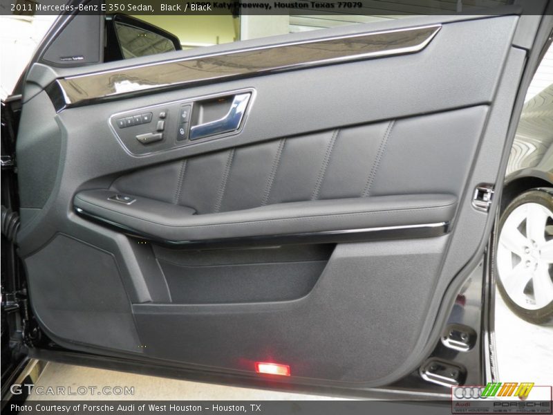Black / Black 2011 Mercedes-Benz E 350 Sedan