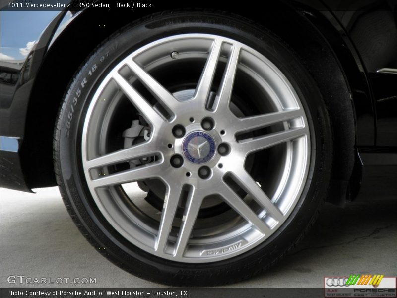Black / Black 2011 Mercedes-Benz E 350 Sedan