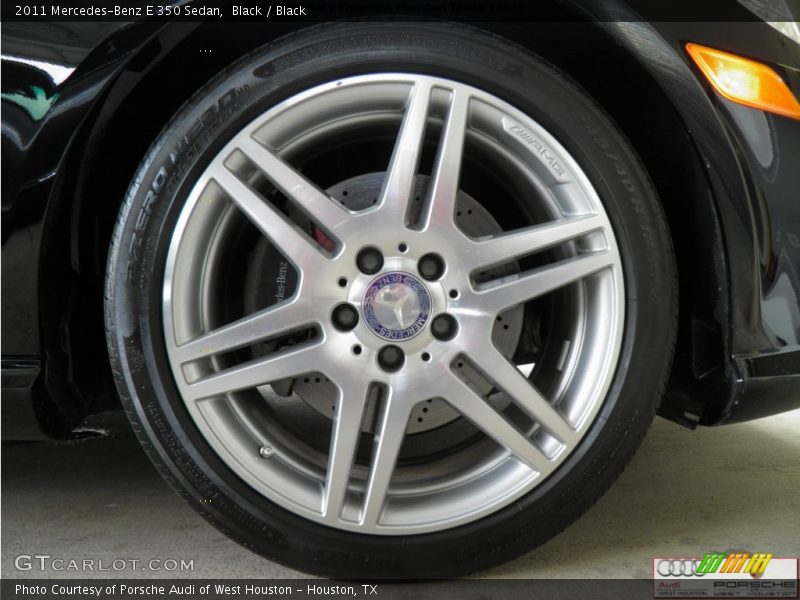 Black / Black 2011 Mercedes-Benz E 350 Sedan
