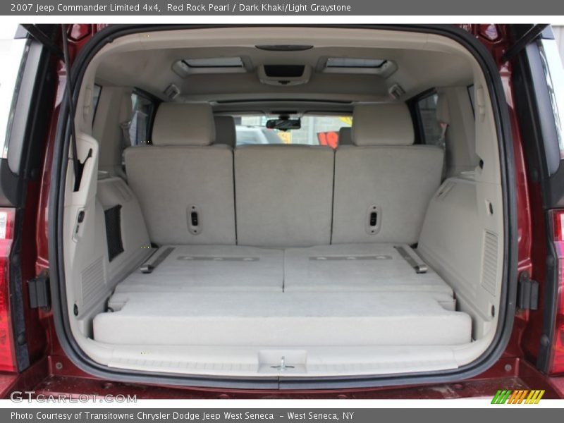 Red Rock Pearl / Dark Khaki/Light Graystone 2007 Jeep Commander Limited 4x4
