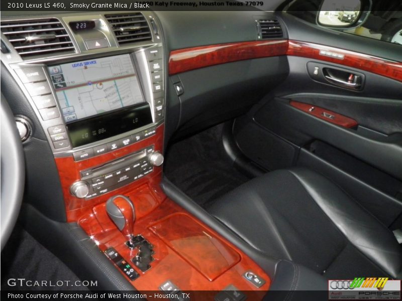Smoky Granite Mica / Black 2010 Lexus LS 460