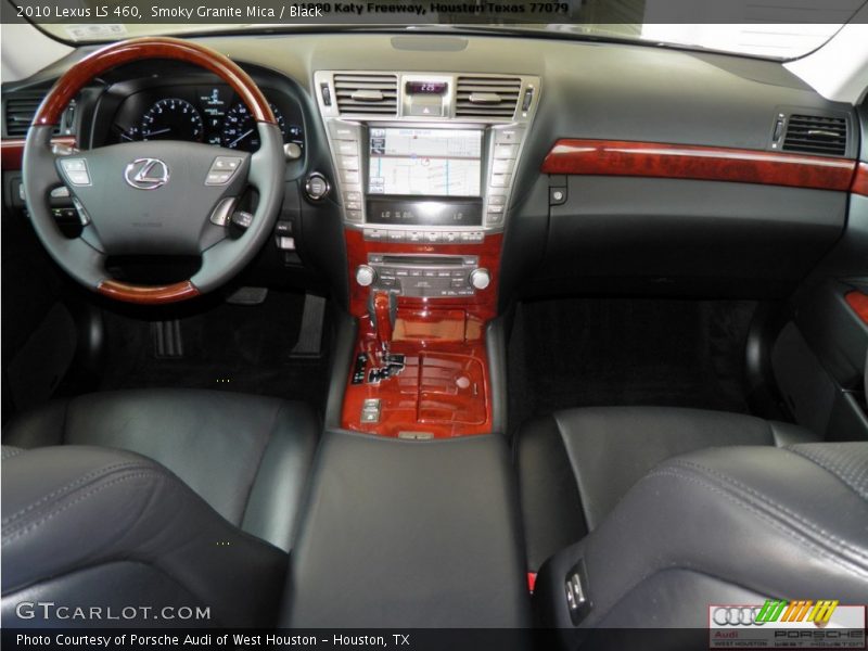 Smoky Granite Mica / Black 2010 Lexus LS 460