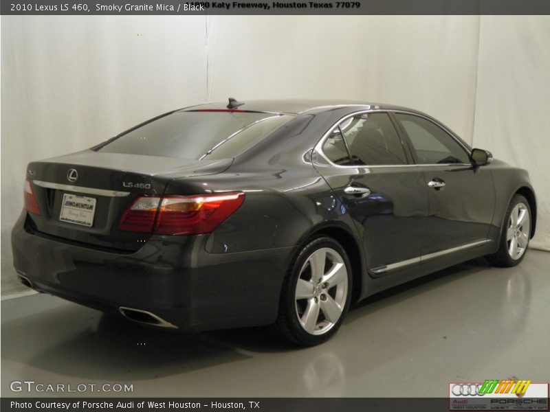 Smoky Granite Mica / Black 2010 Lexus LS 460