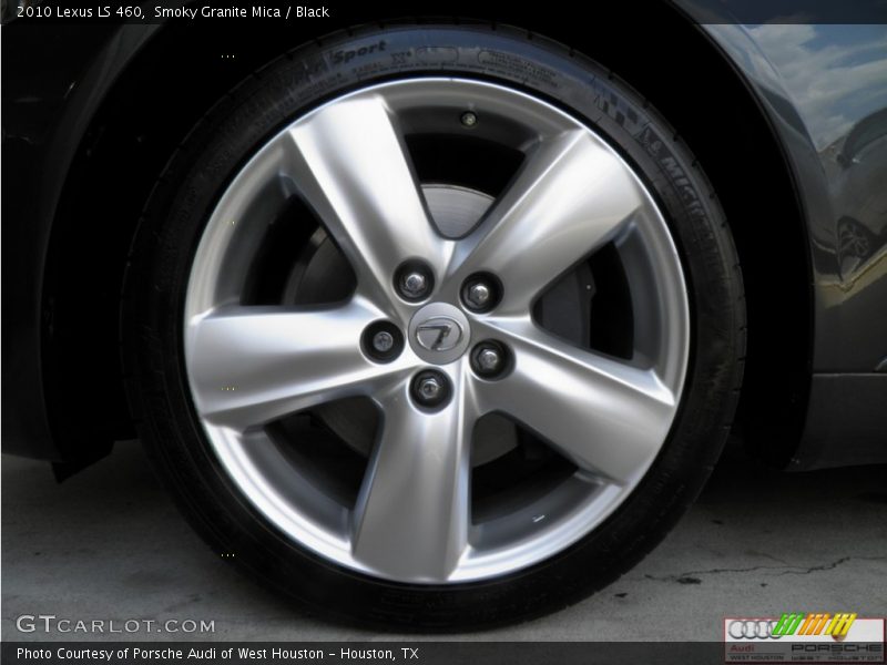 Smoky Granite Mica / Black 2010 Lexus LS 460