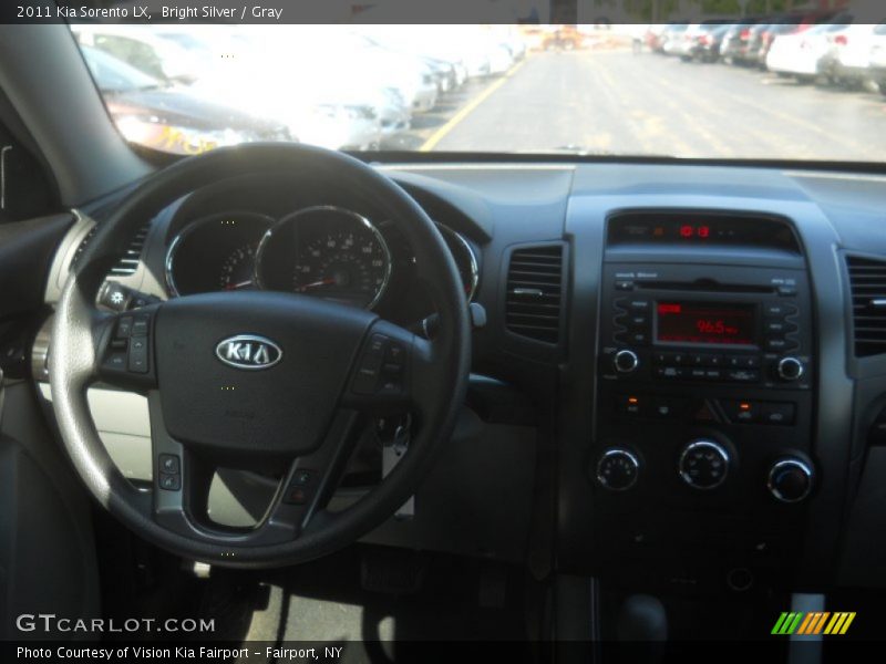 Bright Silver / Gray 2011 Kia Sorento LX
