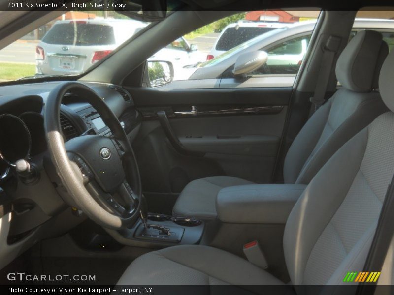 Bright Silver / Gray 2011 Kia Sorento LX