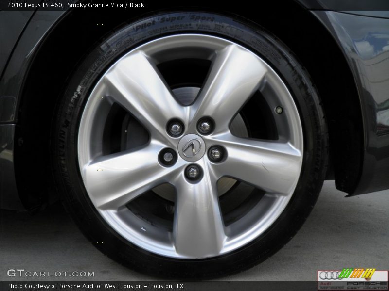 Smoky Granite Mica / Black 2010 Lexus LS 460