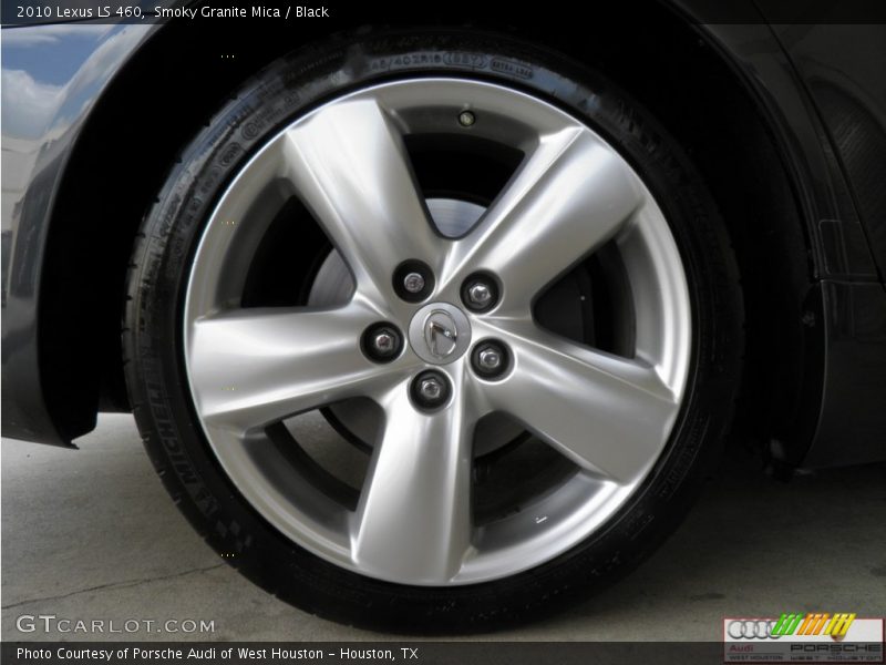 Smoky Granite Mica / Black 2010 Lexus LS 460