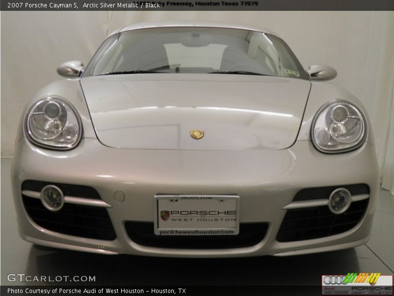 Arctic Silver Metallic / Black 2007 Porsche Cayman S