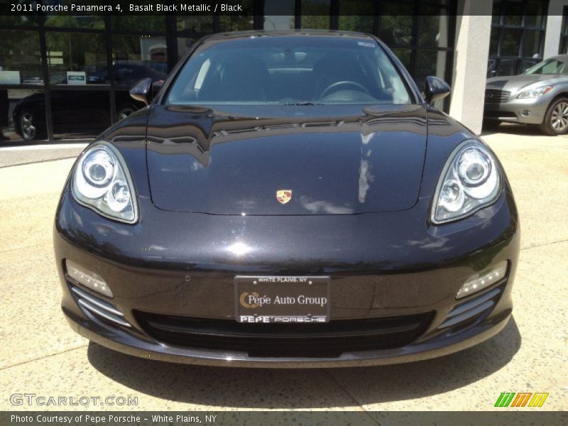 Basalt Black Metallic / Black 2011 Porsche Panamera 4
