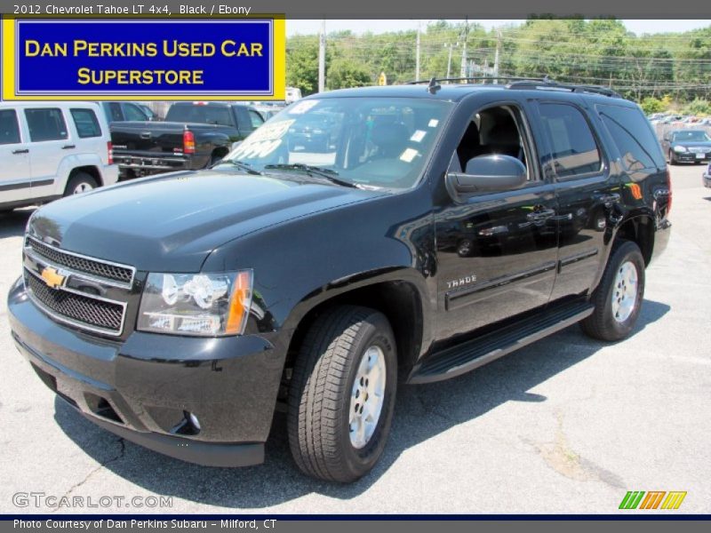 Black / Ebony 2012 Chevrolet Tahoe LT 4x4