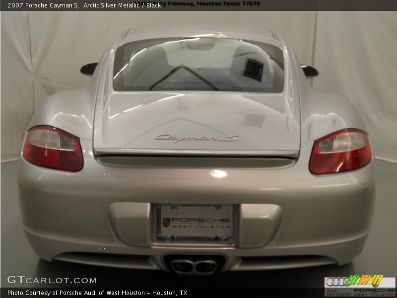 Arctic Silver Metallic / Black 2007 Porsche Cayman S