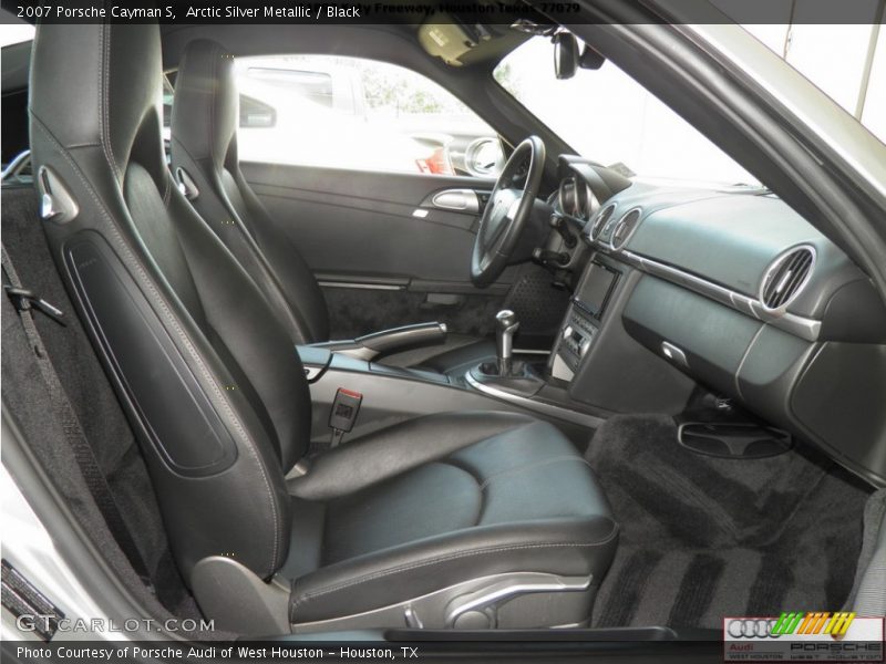 Arctic Silver Metallic / Black 2007 Porsche Cayman S