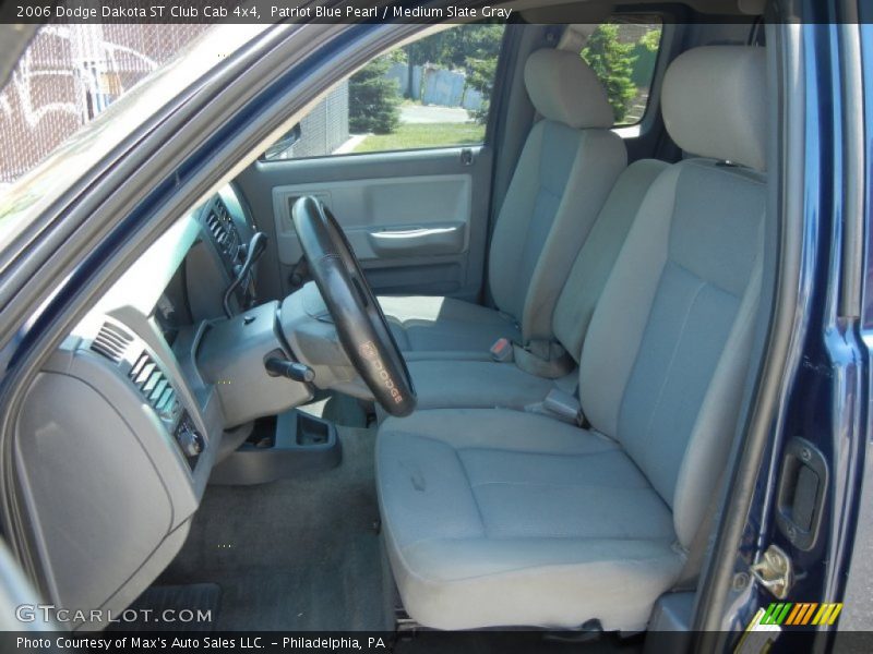 Patriot Blue Pearl / Medium Slate Gray 2006 Dodge Dakota ST Club Cab 4x4