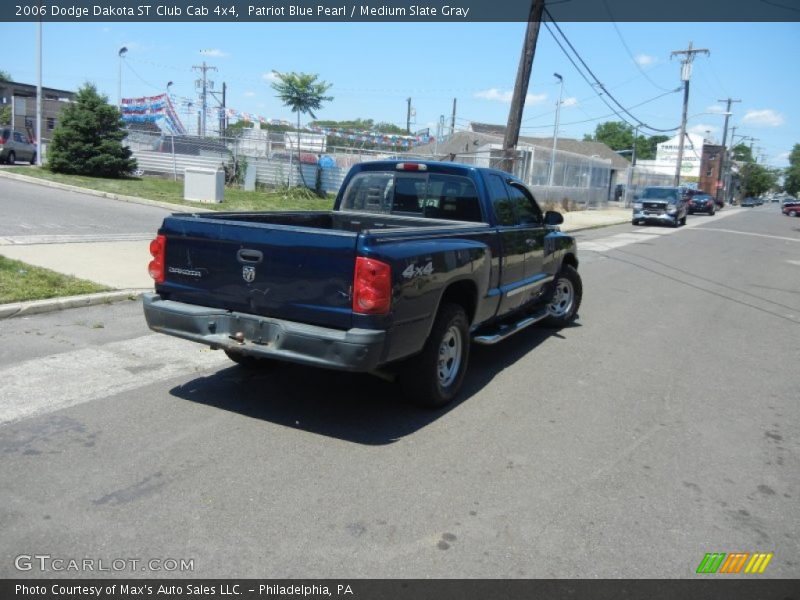 Patriot Blue Pearl / Medium Slate Gray 2006 Dodge Dakota ST Club Cab 4x4