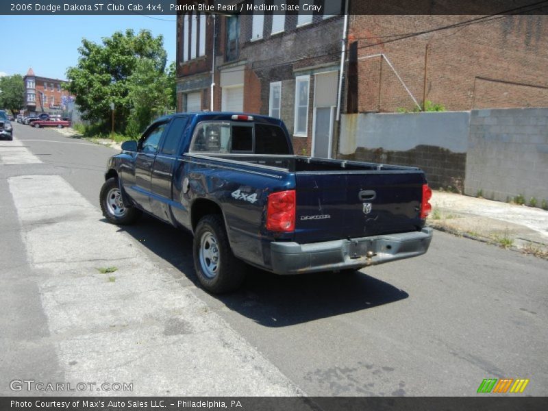 Patriot Blue Pearl / Medium Slate Gray 2006 Dodge Dakota ST Club Cab 4x4