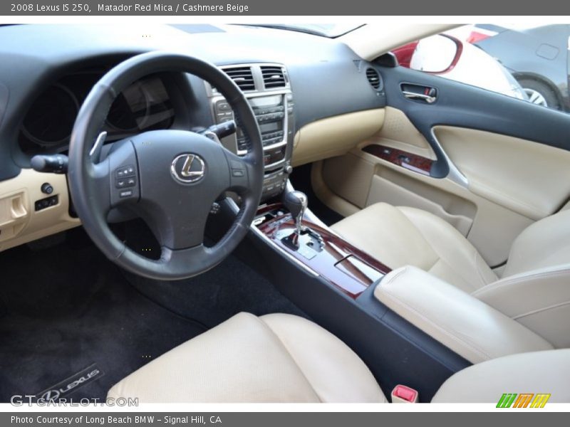 Matador Red Mica / Cashmere Beige 2008 Lexus IS 250