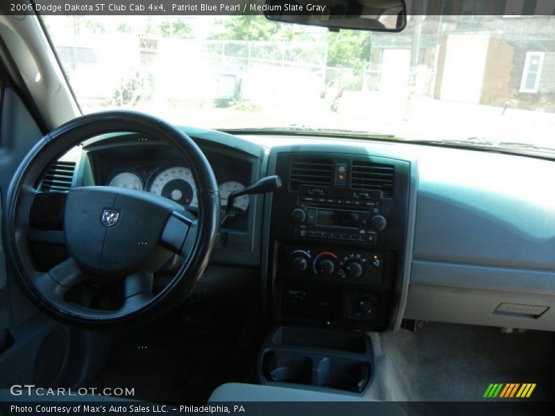 Patriot Blue Pearl / Medium Slate Gray 2006 Dodge Dakota ST Club Cab 4x4