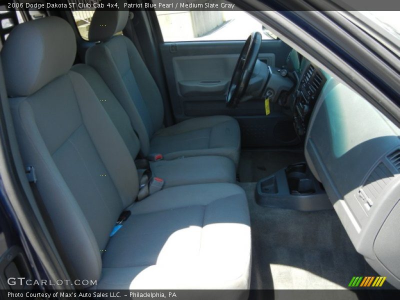 Patriot Blue Pearl / Medium Slate Gray 2006 Dodge Dakota ST Club Cab 4x4