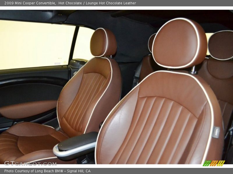  2009 Cooper Convertible Lounge Hot Chocolate Leather Interior