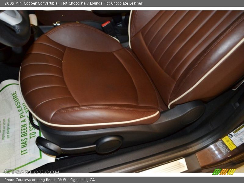 Front Seat of 2009 Cooper Convertible