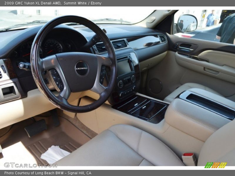 Summit White / Ebony 2009 GMC Yukon XL Denali AWD