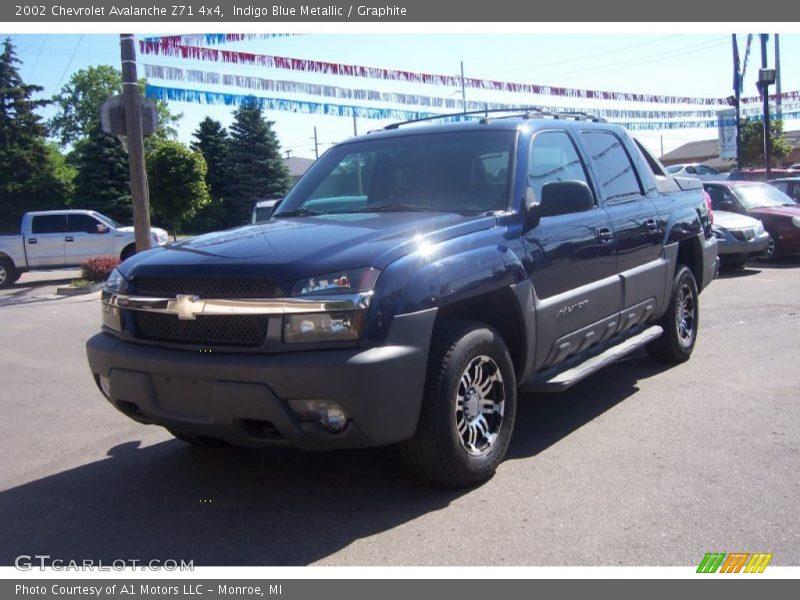 Indigo Blue Metallic / Graphite 2002 Chevrolet Avalanche Z71 4x4