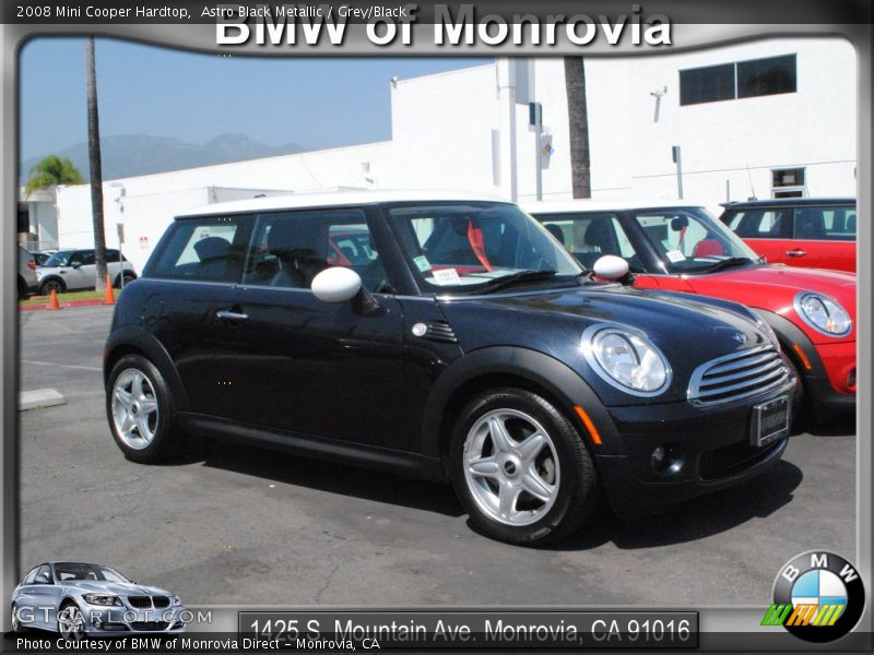 Astro Black Metallic / Grey/Black 2008 Mini Cooper Hardtop