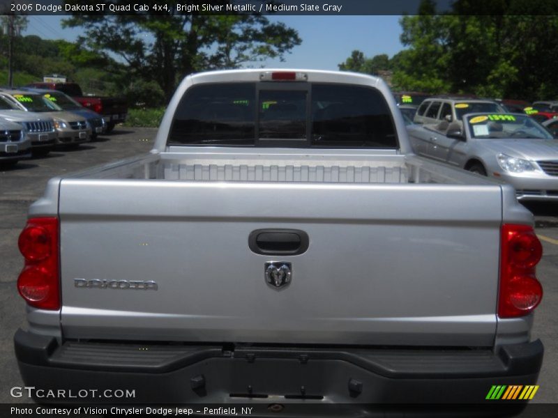 Bright Silver Metallic / Medium Slate Gray 2006 Dodge Dakota ST Quad Cab 4x4
