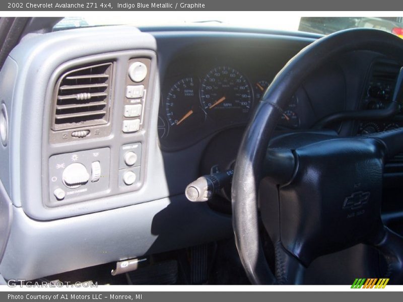 Indigo Blue Metallic / Graphite 2002 Chevrolet Avalanche Z71 4x4