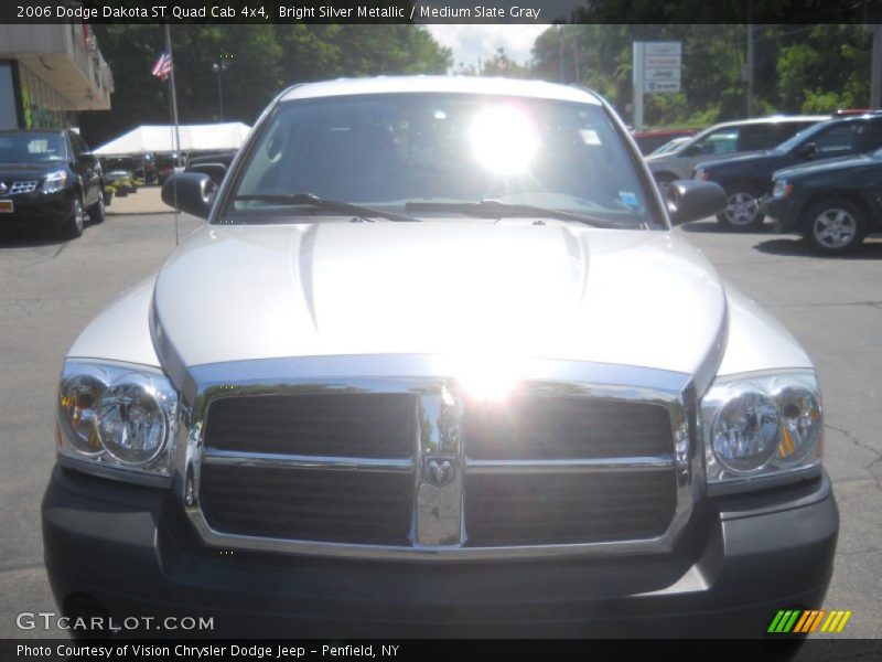 Bright Silver Metallic / Medium Slate Gray 2006 Dodge Dakota ST Quad Cab 4x4