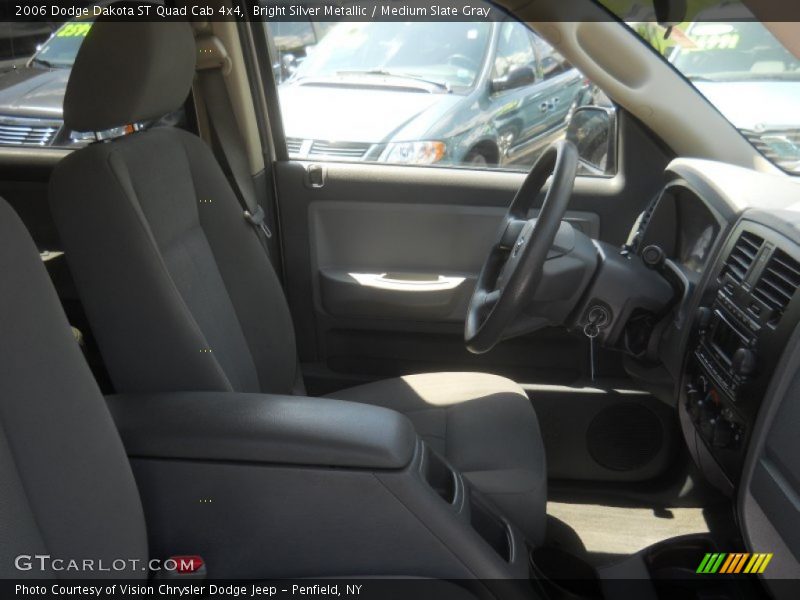 Bright Silver Metallic / Medium Slate Gray 2006 Dodge Dakota ST Quad Cab 4x4